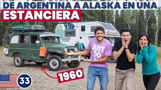 😱 Manejaron 8 AÑOS para llegar desde ARGENTINA hasta ALASKA en una ESTANCIERA IKA de 1960 🌎 Ep33 [upl. by Aioj]