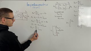 Impedanzmatrix Beispiel  Elektrotechnik [upl. by Onitnas]