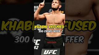 Khabib REFUSED 300 Crore ₹ to Fight again in UFC [upl. by Soalokin]