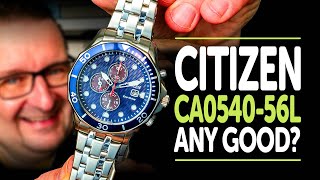 CITIZEN CA054056L Chronograph Analogue Watch Review  Any Good [upl. by Shirk]