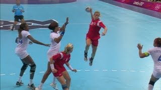 Womens Handball Group B Match  Norway v France  London 2012 Olympics [upl. by Layney]