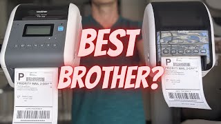 Brothers Best Wireless Thermal Label Printer for Shipping Labels QL1110NWB VS TD4550DNWB Review [upl. by Innavoj184]