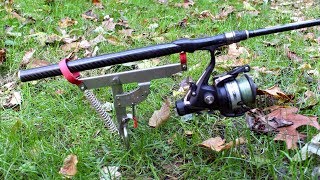 Spring loaded rod holder review amp test [upl. by Eliott569]