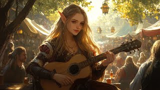 Relaxing Medieval Music  Autumn In The Medieval Village  Fantasy PubTavern Ambience Relax Celtic [upl. by Rancell]