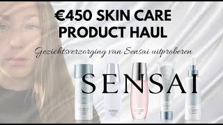 €450 SKIN CARE PRODUCT HAUL  Ik test Sensai producten uit [upl. by Aremus321]