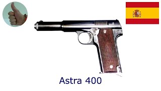 Astra 400 Pistola de 9 mm Modelo 1921AstronaPuro 9 mm Largo 9x23 mm9 mm BergmannBayard [upl. by Michell]