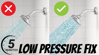 DONE RIGHT Fix Shower Head Low Water Pressure  Delta Kohler Moen [upl. by Niliak]