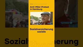 AntiMilei Protest in Hamburg argentinien milei tagesschau [upl. by Nivaj406]