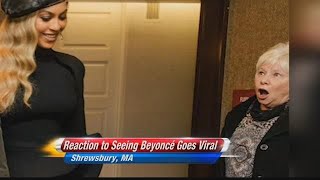 Womans reaction to meeting Beyonce goes viral [upl. by Giraud]