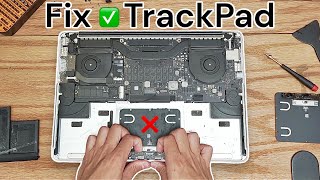 Replacing Broken Trackpad 15quot MacBook Pro  A1398 Repair Guide 2015 [upl. by Regina]