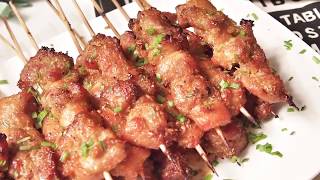 Super Easy Oven Baked Singapore Chicken Satay Recipe 香茅鸡肉沙爹 Chicken Skewers for Barbecue Party [upl. by Repooc]