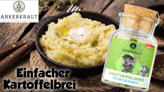 Einfacher Kartoffelbrei ANKERKRAUT Rezept  die PÜFFCHENS [upl. by Fahey639]