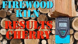 Kiln Drying Firewood Results Wood Burning Furnace [upl. by Atteiram349]