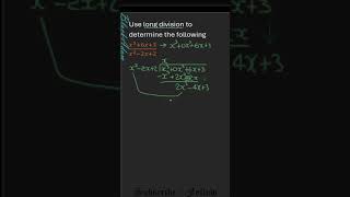 Long Division in Polynomials simplified how to divide using long division x36x3x22x2 [upl. by Dehlia]