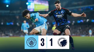 HIGHLIGHTS Man City 3 1 FC Copenhagen  Akanji Alvarez Haaland Goals  Champions League 2324 [upl. by Patricia]