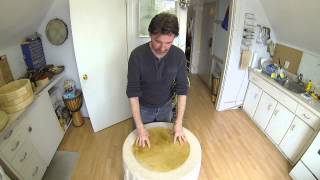 Deer Hide Drum Making Part 1 [upl. by Mines]