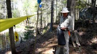 A Simple Wash Basin Using a Dry Bag [upl. by Tnattirb]