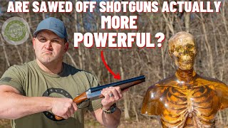 Are Sawed Off Shotguns ACTUALLY More POWERFUL Movie Myth Or Legit [upl. by Henderson]