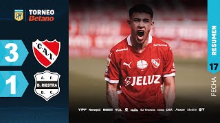 INDEPENDIENTE 3  1 RIESTRA I Resumen del partido  TorneoBetano 2024 [upl. by Bardo]