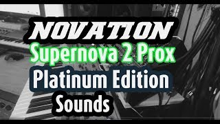 Recording some sounds in a track from the Novation Supernova 2 Prox Platinum Edition [upl. by Boony]