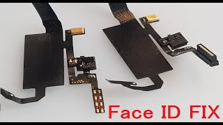 🔧iPhone X amp 11 Pro Face ID repair sensor replacement  broken flex 4K 60fps📱 [upl. by Yelnik]