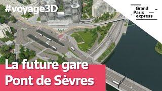 La future gare Pont de Sèvres [upl. by Maddalena]