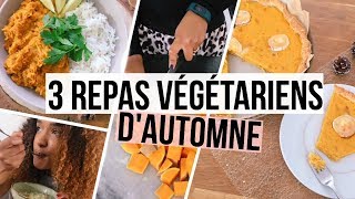 3 RECETTES VÉGÉTARIENNES DAUTOMNE 🍂😋 [upl. by Gregoor181]