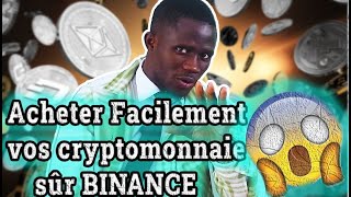 Comment acheter des Cryptomonnaies sur Binance [upl. by Carline]