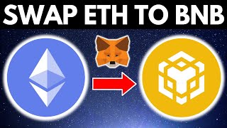 How To Swap ETH To BNB On Metamask [upl. by Alemrac]