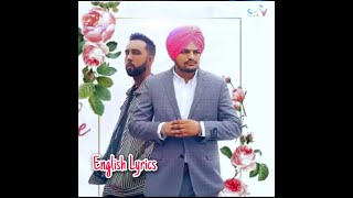 Sohne Lagde English Lyrics Sidhu Moose Wala ft PhropheC Punjabi song with English Lyrics [upl. by Aliuqahs]