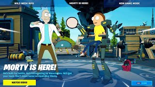 RICK AND MORTY Play Fortnite SEASON 7 [upl. by Scholem]