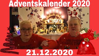 Adventskalender Verlosung 2020 wir öffnen das 21 Säckchen [upl. by Arhna293]