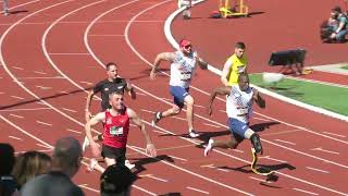 Invictus Games 2022 Atletiek  100 meter sprint mannen 18042022 [upl. by Bedelia862]