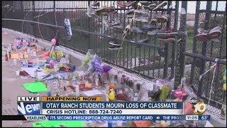 Otay Ranch High School students mourn loss of classmate [upl. by Nolyaw625]