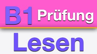 b1gastb1lesenLesen PrüfungJuni 2023 I German Test For Immigranten I gast DTZ telc gast [upl. by Ayotaj539]