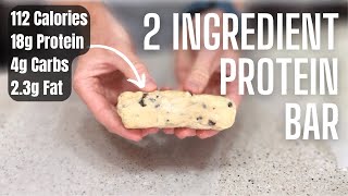 EASY 2INGREDIENT PROTEIN BARS for WEIGHT LOSS Low Calorie [upl. by Friederike]