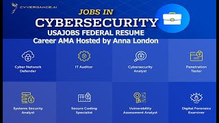 How to Build a Strong USAJOBS Resume  Cybersecurity INFOSEC hosted by Anna London [upl. by Keri]