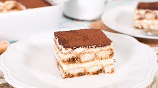 Cómo Hacer TIRAMISÚ CASERO Fácil y con un SABOR INCREÍBLE  Postres sin Horno [upl. by Ades]