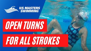 Swimming  Open Turns for All Strokes [upl. by Verna774]