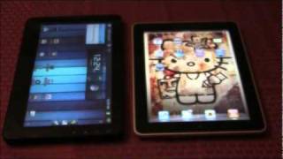 Viewsonic GTablet vs Apple iPad [upl. by Novaat]