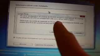 Erro ao instalar Windows 7 via USB pendriveUm driver de dispositivo esta faltando [upl. by Akire804]