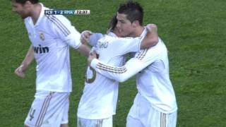 Gol de Cristiano Ronaldo al Barça en el Nou Camp  21 de Abril de 2012 [upl. by Orvie]