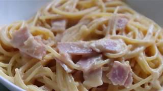 Pâtes à la carbonara au microondes en 10 minutes  Facile rapide et Sans gaz [upl. by Hartzel635]