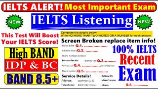 IELTS LISTENING PRACTICE TEST 2024 WITH ANSWERS  14102024 [upl. by Flatto]