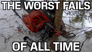 The Worst Snowmobile Fails Of All Time  Wrecks Broken Bones amp Stucks EPIC Compilation [upl. by Lebna491]