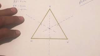 CÓMO TRAZAR LAS MEDIATRICES EL CIRCUNCENTRO Y EL CÍRCULO CIRCUNSCRITO DE UN TRIÁNGULO EQUILATERO [upl. by Ellenaej]