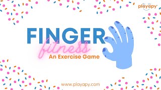 FINGER FITNESS  Hand Therapy Exercise Game  Handwriting WarmUps amp Teletherapy Finger Exercise [upl. by Anile]