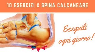 10 Esercizi per la spina calcaneare [upl. by Innoc37]