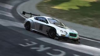 OtG Bentley Continental GT3 Project CARS  Nordschleife Nordschleife [upl. by Yeltrab]