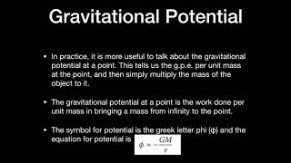 ALevel Physics Gravitational Fields [upl. by Adler977]